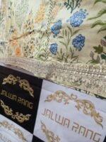 3PC Embroidered Suit JRED1002 - Image 5