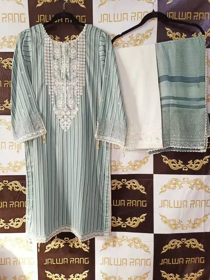 JRED1008 Ladies Ready to Wear Printed Pakistani Suits in UAE