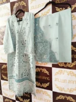 Jalwarang Luxury Lawn LLJ0004 Embroidered 3pc Suit from Pakistan