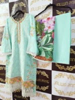 Jalwarang Luxury Lawn LLJ0003 Embroidered 3pc Suit from Pakistan