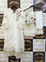 Jalwarang Luxury Lawn LLJ0009 Embroidered 3pc Suit from Pakistan