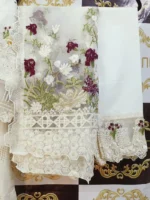 Jalwarang Luxury Lawn LLJ0009 Embroidered 3pc Suit from Pakistan