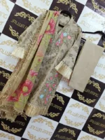 Ladies Ready to Wear Digital Printed with Embroidery Pakistani Lawn Dress in UAE