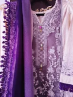 Ladies Ready to Wear Digital Printed with Embroidery Pakistani Lawn Dress in UAE