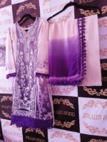 Ladies Ready to Wear Digital Printed with Embroidery Pakistani Lawn Dress in UAE