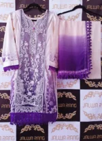 Ladies Ready to Wear Digital Printed with Embroidery Pakistani Lawn Dress in UAE