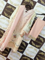 Ladies Ready to Wear Digital Printed with Embroidery Pakistani Lawn Dress in UAE