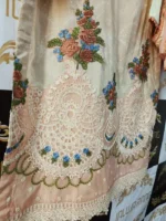 Ladies Ready to Wear Digital Printed with Embroidery Pakistani Lawn Dress in UAE