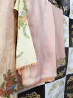Ladies Ready to Wear Digital Printed with Embroidery Pakistani Lawn Dress in UAE