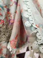 Ladies Ready to Wear Digital Printed with Embroidery Pakistani Lawn Dress in UAE
