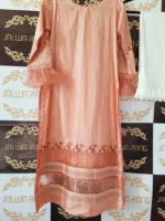 Ladies Ready to Wear Digital Printed with Embroidery Pakistani Lawn Dress in UAE