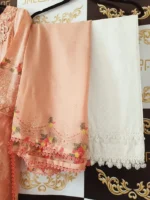 Ladies Ready to Wear Digital Printed with Embroidery Pakistani Lawn Dress in UAE