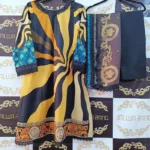 Ladies Ready to Wear Digital Printed with Embroidery Pakistani Lawn Dress in UAE