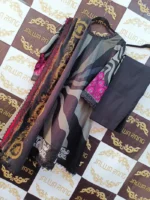 Ladies Ready to Wear Digital Printed with Embroidery Pakistani Lawn Dress in UAE