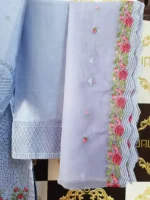 Ladies Ready to Wear Digital Printed with Embroidery Pakistani Lawn Dress in UAE