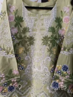 Ladies Ready to Wear Digital Printed with Embroidery Pakistani Lawn Dress in UAE