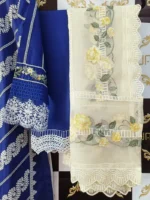 Ladies Ready to Wear Digital Printed with Embroidery Pakistani Lawn Dress in UAE