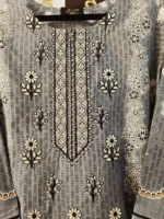 Ladies Ready to Wear Digital Printed with Embroidery Pakistani Lawn Dress in UAE