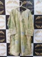 Ladies Ready to Wear Digital Printed with Embroidery Pakistani Lawn Dress in UAE