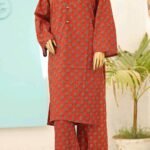 Ladies Binsaeed Ready to Wear Digital Printed with Embroidery Pakistani Lawn Dress in UAE