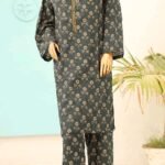 Ladies Binsaeed Ready to Wear Digital Printed with Embroidery Pakistani Lawn Dress in UAE