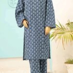 Ladies Binsaeed Ready to Wear Digital Printed with Embroidery Pakistani Lawn Dress in UAE