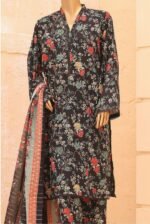 Ladies Binsaeed Ready to Wear Digital Printed with Embroidery Pakistani Lawn Dress in UAE