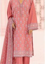 Ladies Binsaeed Ready to Wear Digital Printed with Embroidery Pakistani Lawn Dress in UAE