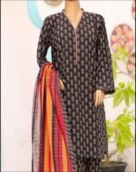 Ladies Binsaeed Ready to Wear Digital Printed with Embroidery Pakistani Lawn Dress in UAE