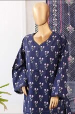Ladies Binsaeed Ready to Wear Digital Printed with Embroidery Pakistani Lawn Dress in UAE