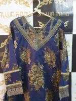 Ladies Ready to Wear Digital Printed with Embroidery Pakistani Lawn Dress in UAE