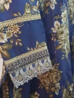 Ladies Ready to Wear Digital Printed with Embroidery Pakistani Lawn Dress in UAE