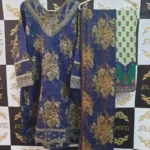 Ladies Ready to Wear Digital Printed with Embroidery Pakistani Lawn Dress in UAE