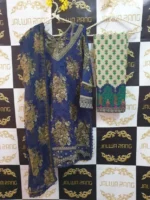 Ladies Ready to Wear Digital Printed with Embroidery Pakistani Lawn Dress in UAE