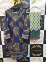 Ladies Ready to Wear Digital Printed with Embroidery Pakistani Lawn Dress in UAE