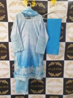 Ladies Ready to Wear Digital Printed with Embroidery Pakistani Lawn Dress in UAE