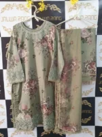 Ladies Ready to Wear Digital Printed with Embroidery Pakistani Lawn Dress in UAE