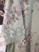 Ladies Ready to Wear Digital Printed with Embroidery Pakistani Lawn Dress in UAE