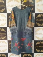 Ladies Ready to Wear Digital Printed with Embroidery Pakistani Lawn Dress in UAE