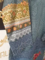 Ladies Ready to Wear Digital Printed with Embroidery Pakistani Lawn Dress in UAE