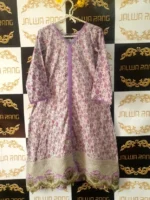 Ladies Ready to Wear Digital Printed with Embroidery Pakistani Lawn Dress in UAE