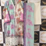 Ladies Ready to Wear Digital Printed with Embroidery Pakistani Lawn Dress in UAE