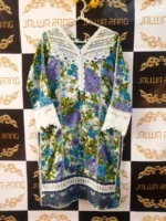 Ladies Ready to Wear Digital Printed with Embroidery Pakistani Lawn Dress in UAE