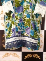 Ladies Ready to Wear Digital Printed with Embroidery Pakistani Lawn Dress in UAE