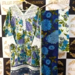 Ladies Ready to Wear Digital Printed with Embroidery Pakistani Lawn Dress in UAE