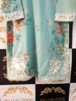 Ladies Ready to Wear Digital Printed with Embroidery Pakistani Lawn Dress in UAE