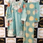 Ladies Ready to Wear Digital Printed with Embroidery Pakistani Lawn Dress in UAE