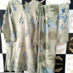 Ladies Ready to Wear Digital Printed with Embroidery Pakistani Lawn Dress in UAE