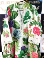 Ladies Ready to Wear Digital Printed with Embroidery Pakistani Lawn Dress in UAE