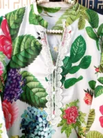 Ladies Ready to Wear Digital Printed with Embroidery Pakistani Lawn Dress in UAE